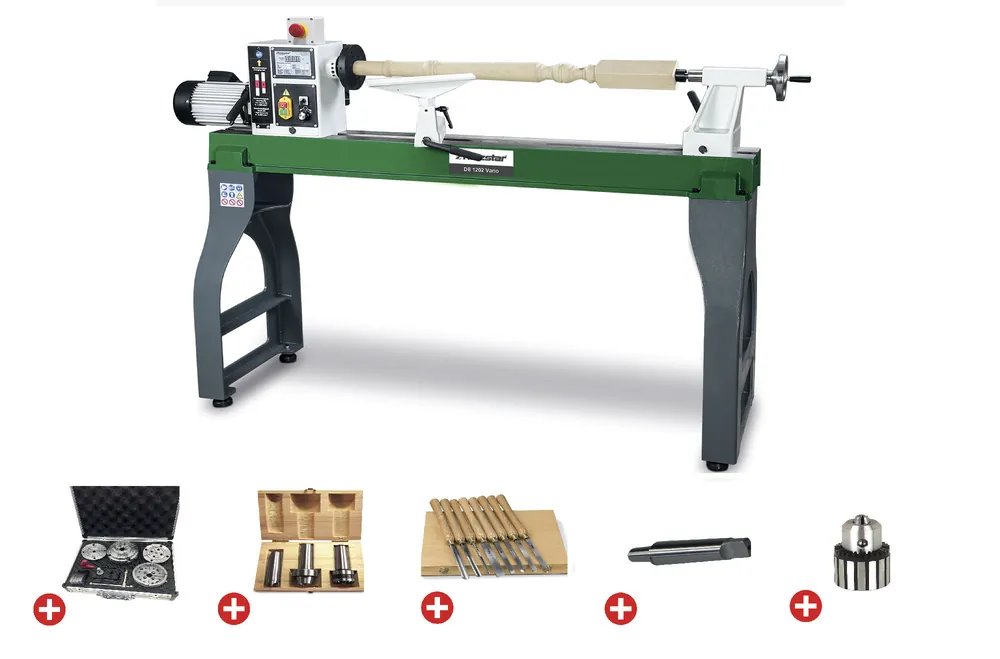 Holzstar 795921202 DB1202VARIO PACK Tour à bois 1185 mm