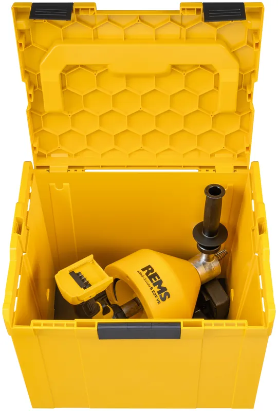 Rems 170029 R22 Mini-Cobra S 22V VE SET/P Accu Drainer 22V excl. batteries et chargeur en L-Boxx