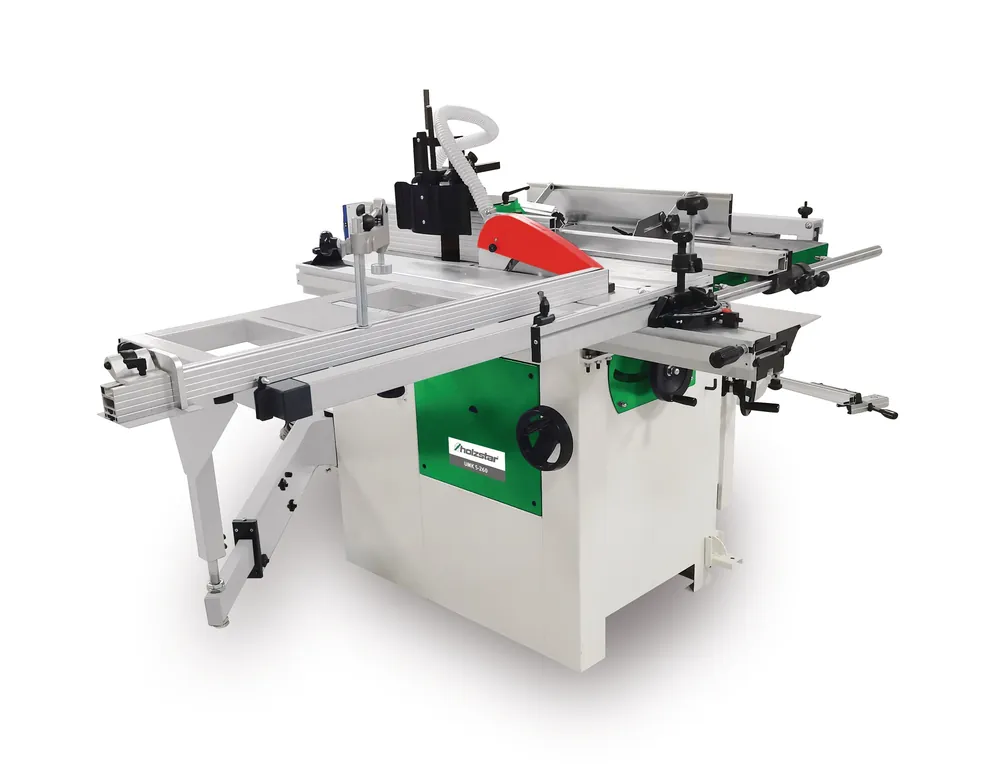 Holzstar 715946025 Holzstar UMK5-260 230V Combi scie-perceuse d‘épaisseur à 5 opérations 1,5 kW 230V