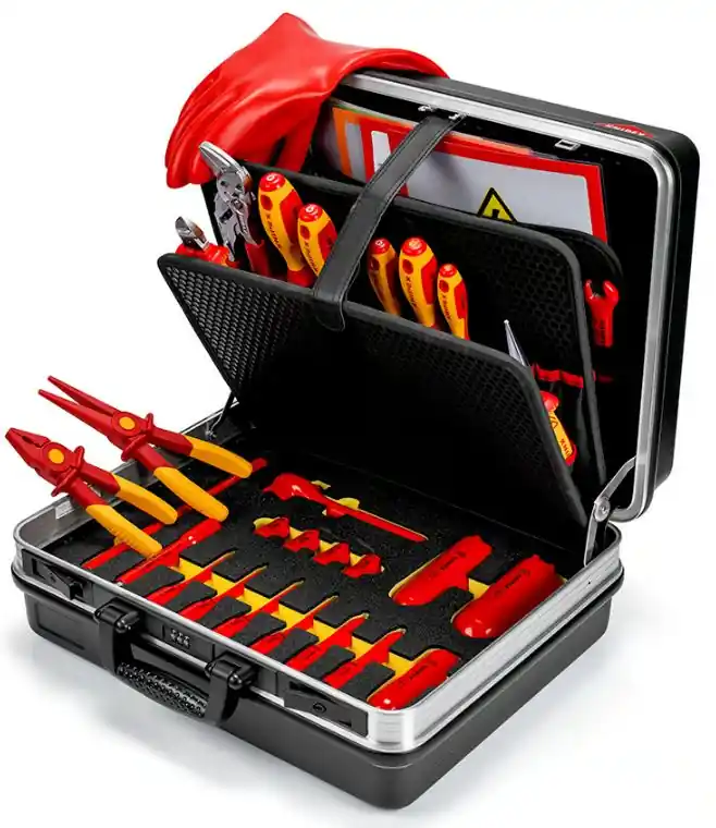 Knipex 00 21 05 EV N- "basic" Mallette d‘outils pour la mobilité électronique 34 pièces