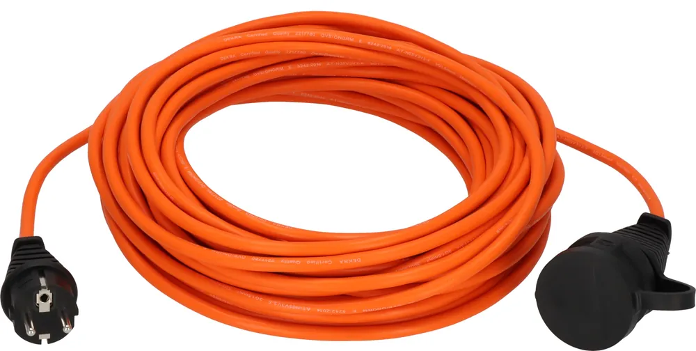Brennenstuhl 1169940 Câble d‘extension BREMAXX IP44 20m AT-N05V3V3-F 3G1.5 orange