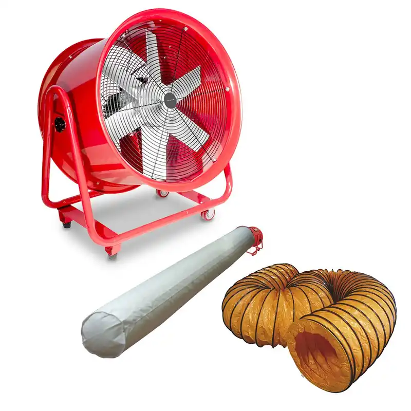 Metal Works 722313514 MV600R3SET Ventilateur mobile MV600R3 avec tuyau et sac filtrant