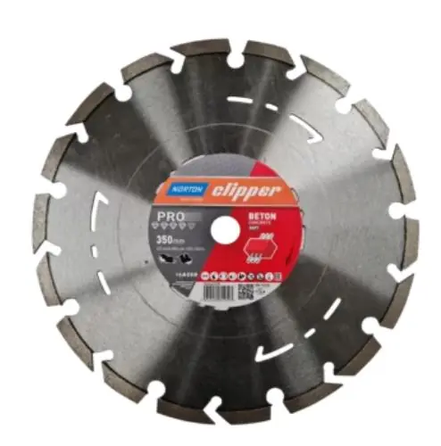 Norton Clipper 70184632393 PRO BETON SOFT II H12 Lame de scie diamantée 500x25.4 mm AWG