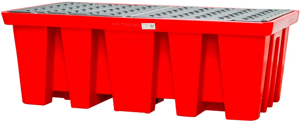 Metal Works 724574388 OPB2IBC Conteneur de collecte PE 2 x IBC/4 x 200L Cap 1800L m.grid