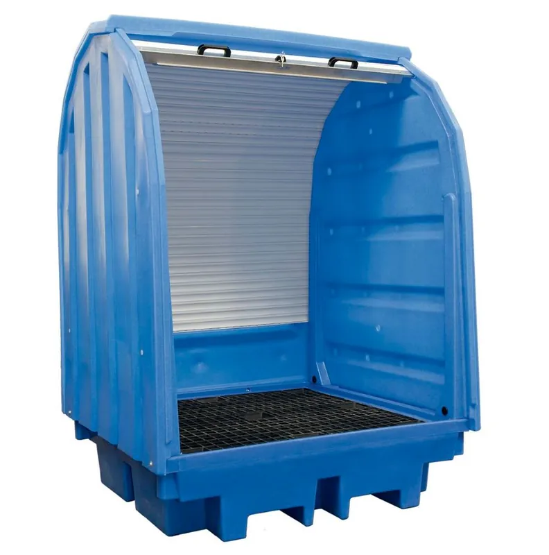 Metal Works 724576506 OPBH42 Bac de collecte avec couvercle rigide pour 4 fûts de 200L