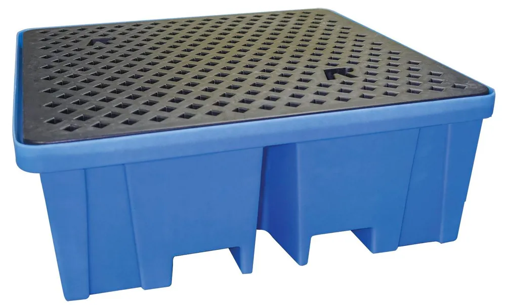 Metal Works 724576572 OPB44 Conteneur de collecte PE 4 x tambour 200 lt. Cap. 440 lt. Haut