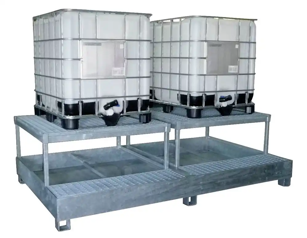 Metal Works 724576580 OPBHS24 Bac de collecte 2 fûts IBC