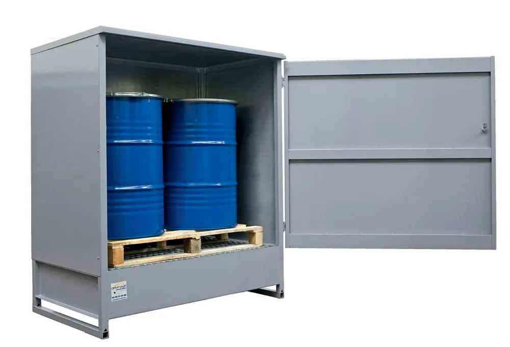 Metal Works 724576565 OQS2 Armoire de rangement en métal pour 2 fûts de 200L