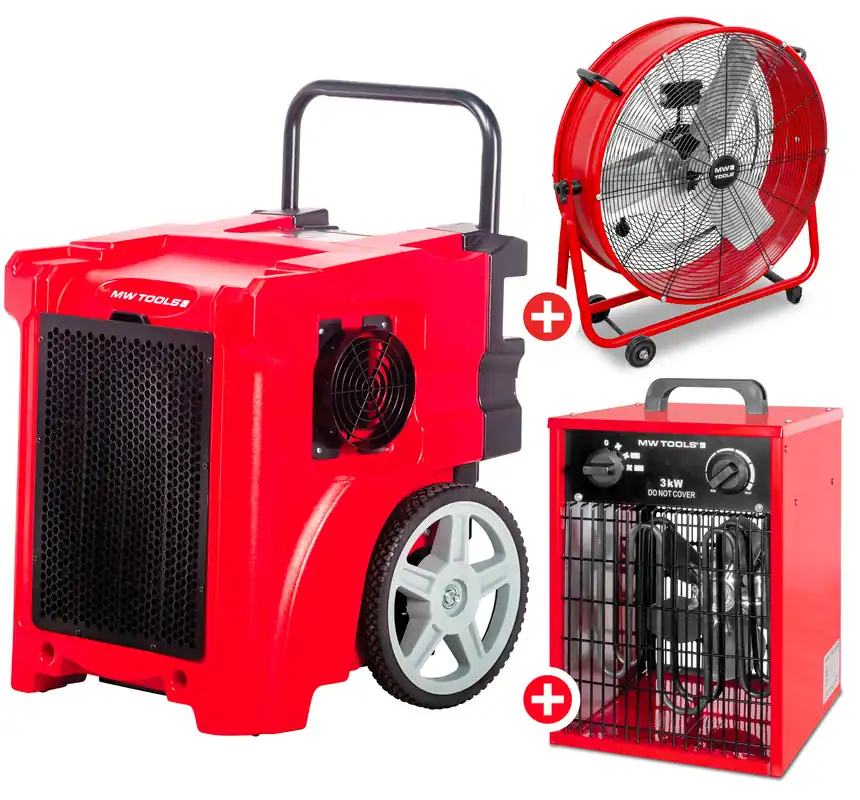 Metal Works 722313698 BDP50SETAH Sécheur de chantier PE 50L/jour + évent MV600L+ WEL33