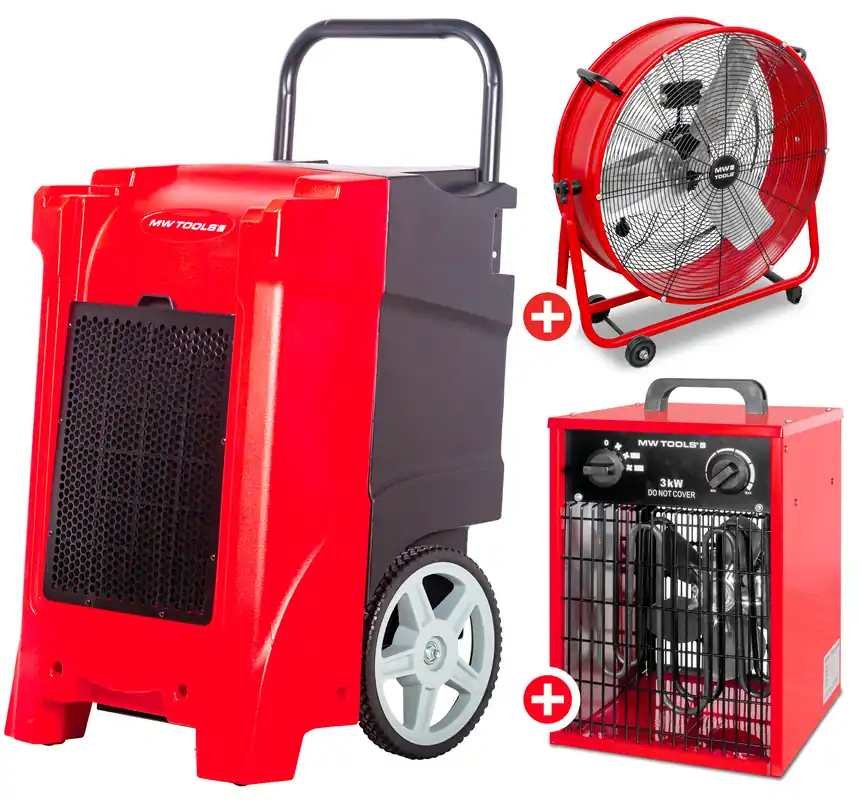 Metal Works 722313745 BDP90SETAH Sécheur de chantier PE 90L/jour + évent MV600L+ WEL33
