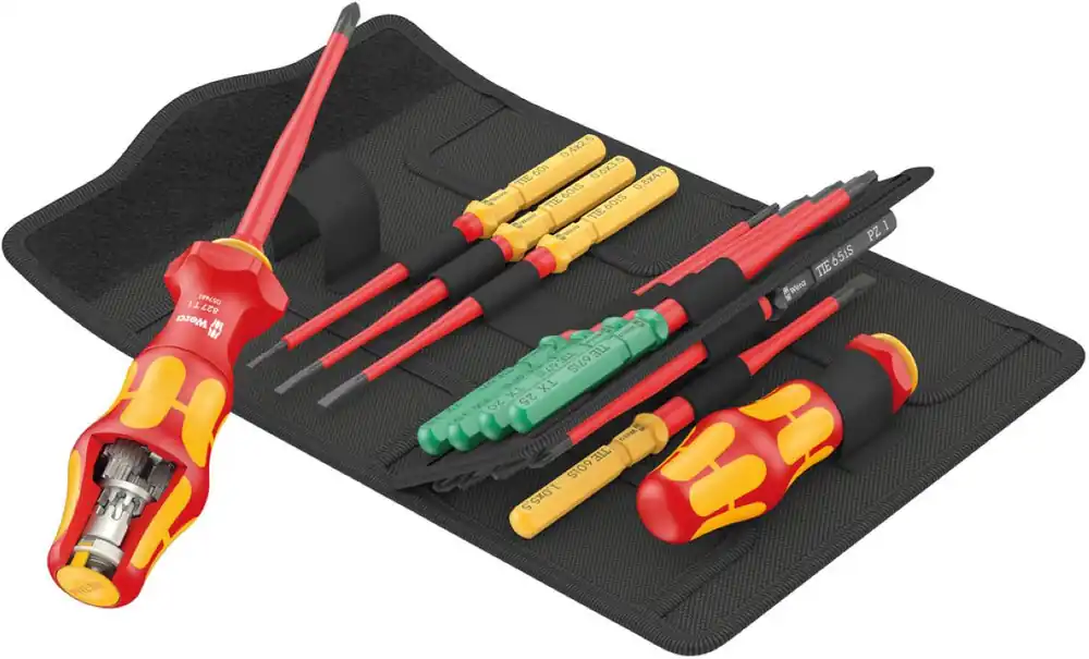 Wera 05006640001 Kraftform Kompakt Turbo i 1 porte-outils, 16 pièces