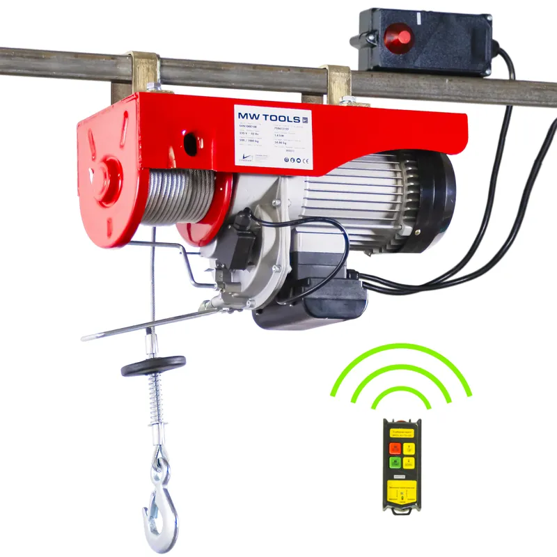 Metal Works 758613152 SHN100018R Palan électrique ‘WIRELESS‘ 500/1000kg 18/9m