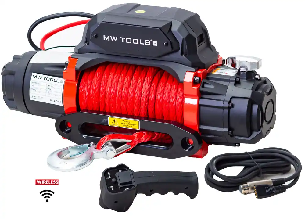 Metal Works 754753163 SEL550012SR Treuil haute vitesse 12V synthétique 5443kg 4.95kW 26m