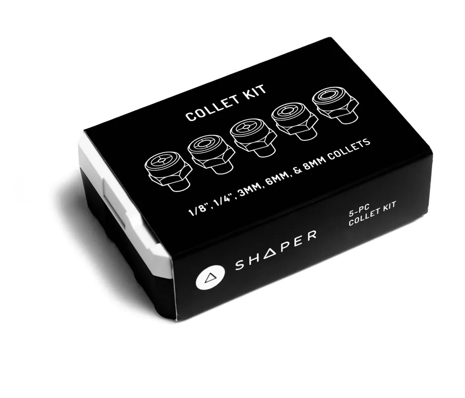 Shaper SG1-5CD Jeu de pinces de serrage 1/8" - 1/4" - 3 - 6 - 8 mm
