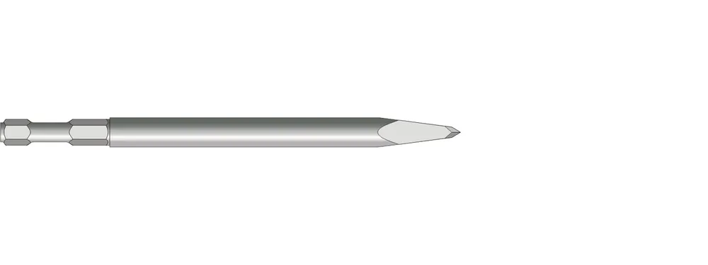 Vogt M100L Ciseau pointu 14 x 400 mm