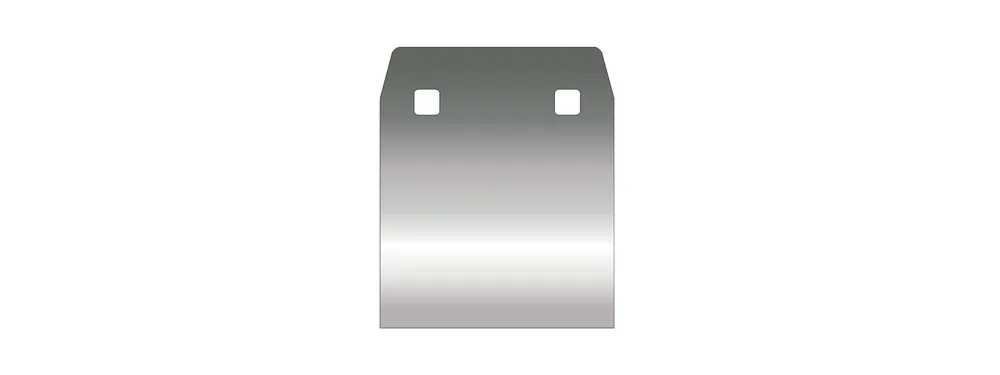 Vogt B100 Grattoir émoussé 120 x 100 mm