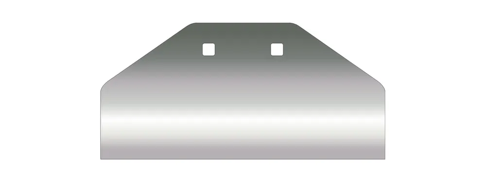 Vogt B250 Grattoir émoussé 120 x 250 mm