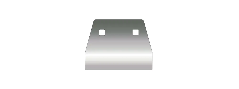 Vogt B120K Grattoir émoussé 90 x 120 mm