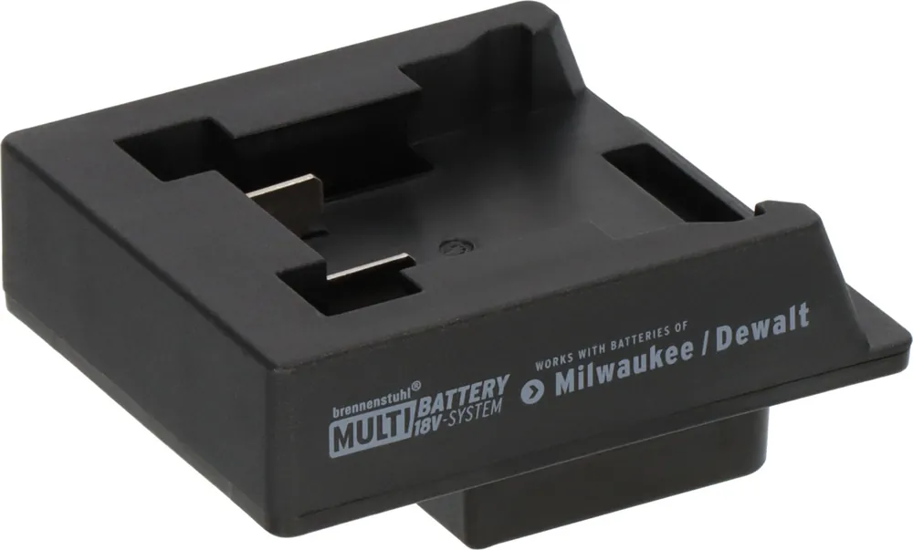 Brennenstuhl 1172640066 Metabo Adaptateur CAS pour lampes de chantier LED dans le système brennenstuhl® Multi Battery 18V