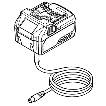 HIKOKI Accessoires 373704 Adaptateur de batterie pour BL36200