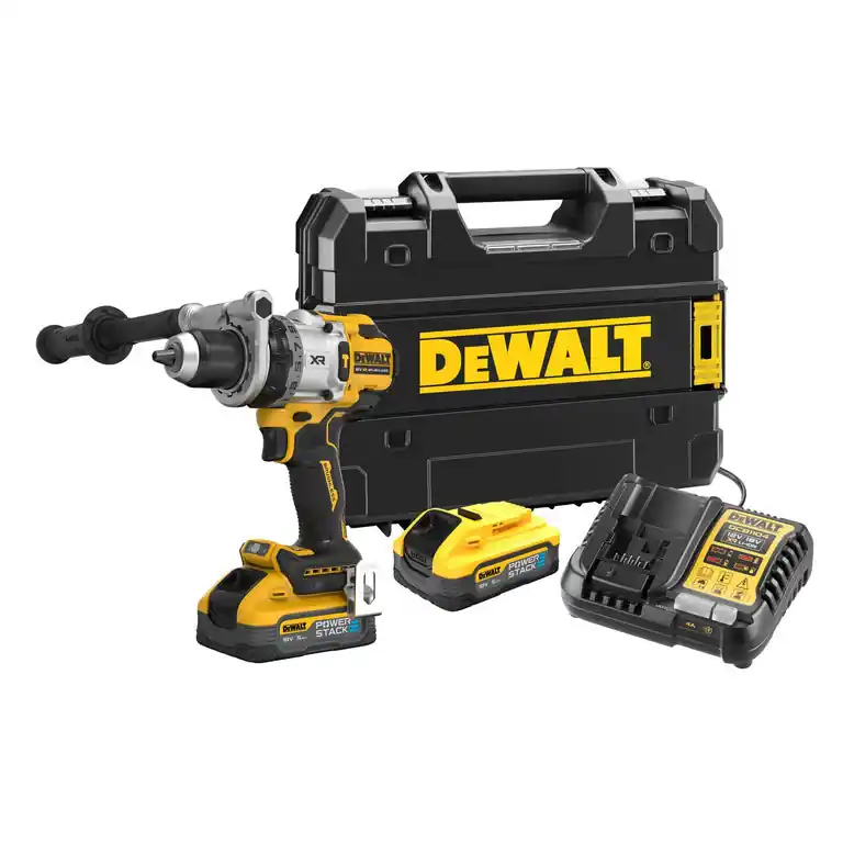 DeWalt DCD1007H2T-QW Perceuse-visseuse-marteau 18V XR Premium à 3 vitesses 2x 5,0 Ah en TSTAK