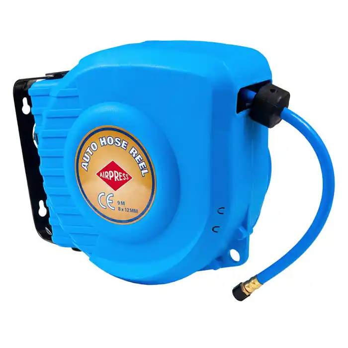 Airpress 46576 Enrouleur mural 9 M 8x12 PU 1/4"