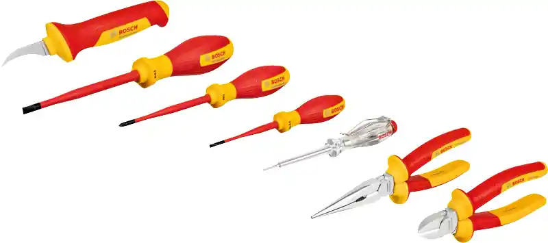 Bosch Bleu Accessoires 1600A02NG3 Jeu d‘outils à main VDE 7 pièces