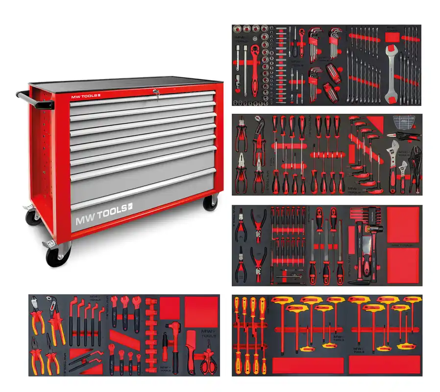 Metal Works 855006764 MWE299G3 Chariot à outils large rempli EV STARTER 265 pièces
