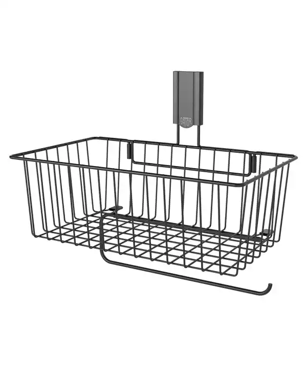 Gator Magnetics 300057-EU Panier noir 14" avec porte-rouleau de nettoyage, pupitre rouge