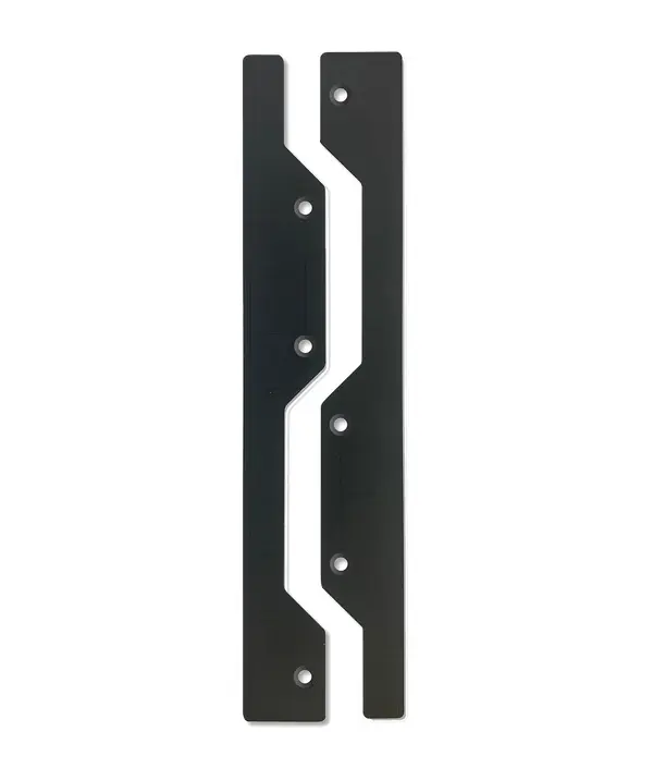 Gator Magnetics 500076-C-EU Embout pour plaque murale, 2 pièces, noir