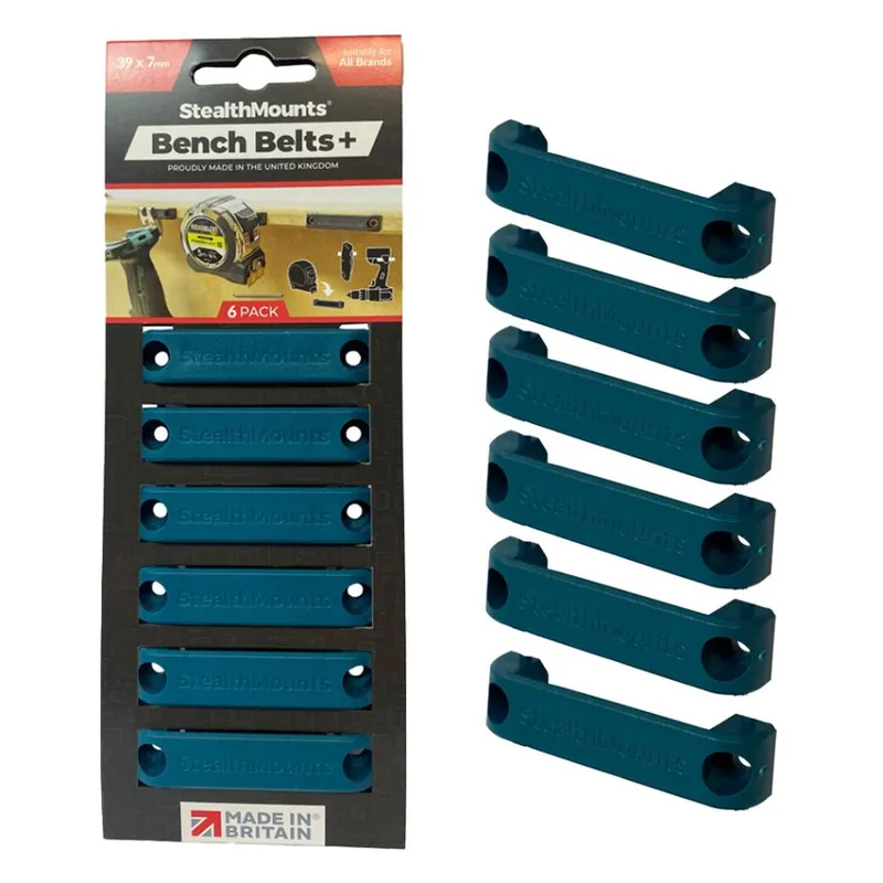 StealthMounts BB-PL-BLU-6 Ceinture de la banque bleue + (6 pièces)
