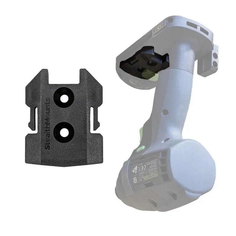 StealthMounts TM-FT18-BLK-4 Attaches d‘outils noires pour Festool 18v (4 pièces)
