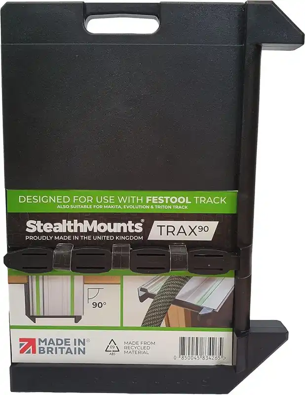 StealthMounts TSS-S-FT-1 Butée noire Trax90 pour rails de guidage Festool