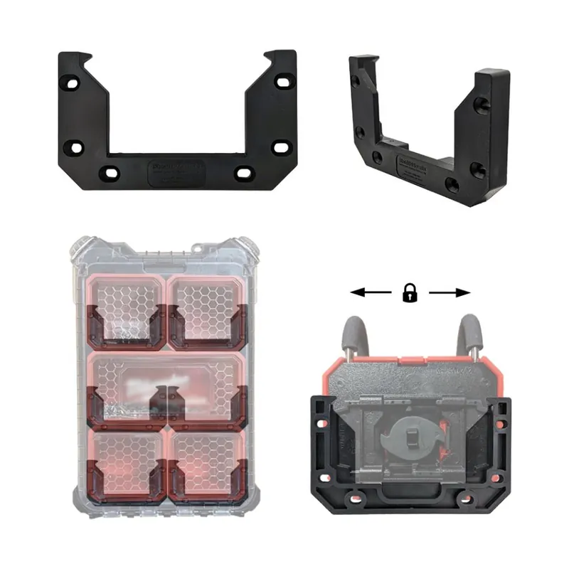 StealthMounts OM-LOCL-BLK-6 BLACK Cleat ‘n‘ Feet - Plaques de fixation V2 (6 Pack) - Retail