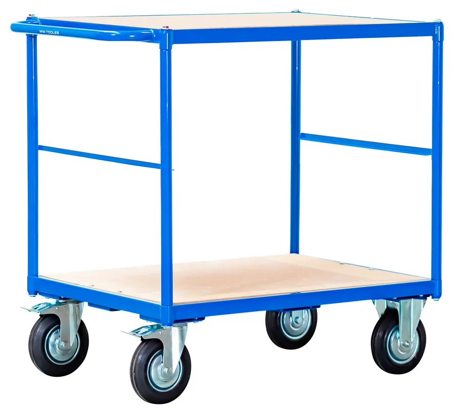 Metal Works 758623131 SH502 Chariot à plate-forme avec 2 étagères 100x70cm 500kg