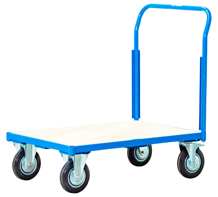 Metal Works 758623130 SH501 Chariot à plate-forme avec 1 barre de poussée 100x70cm 500kg