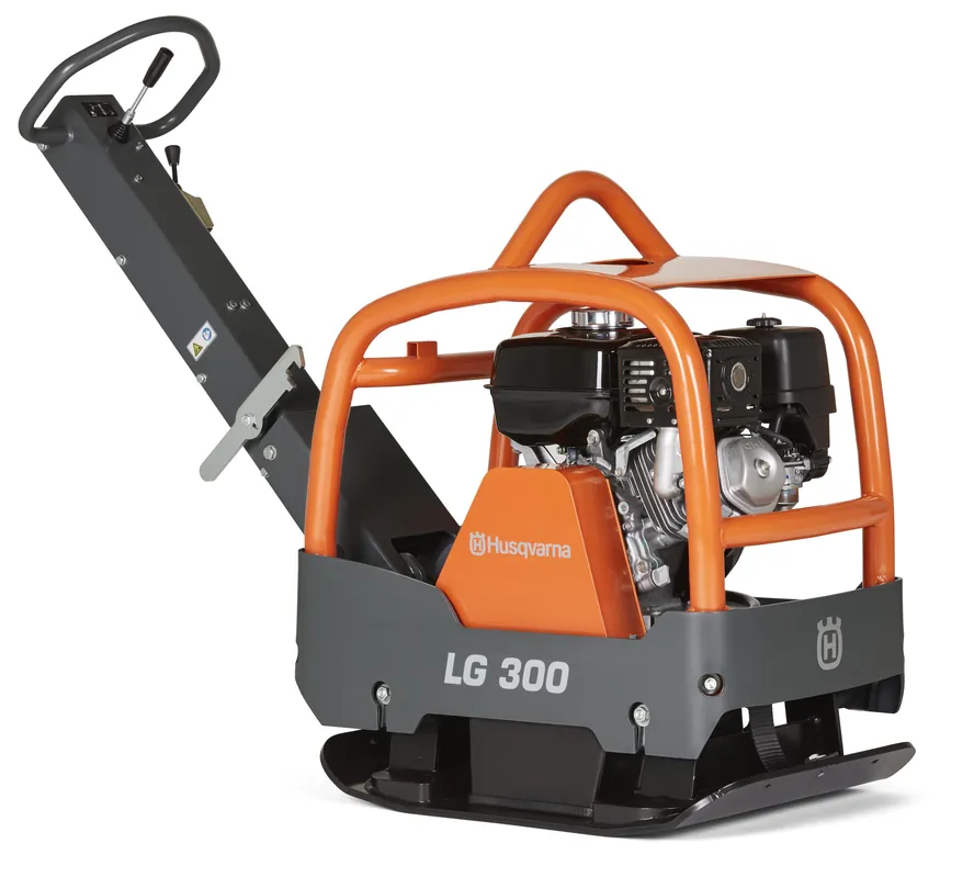 Husqvarna 967855302 LG300 Plaque vibrante réversible Honda essence 40 kN 600 mm