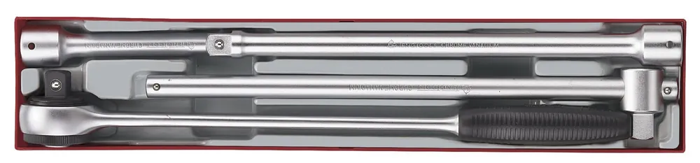 Teng Tools 101530103 TTX3404 Jeu de cliquets et d‘accessoires TTX4 plateau 3/4" 200- 400mm L
