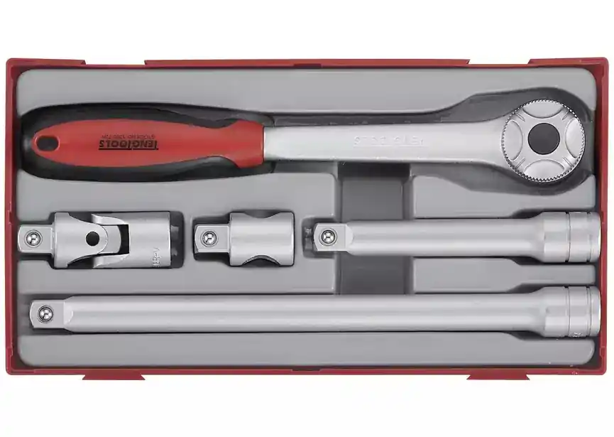 Teng Tools 03570108 TT1205 Jeu de cliquets et accessoires TT1 plateau 1/2" 5 pièces