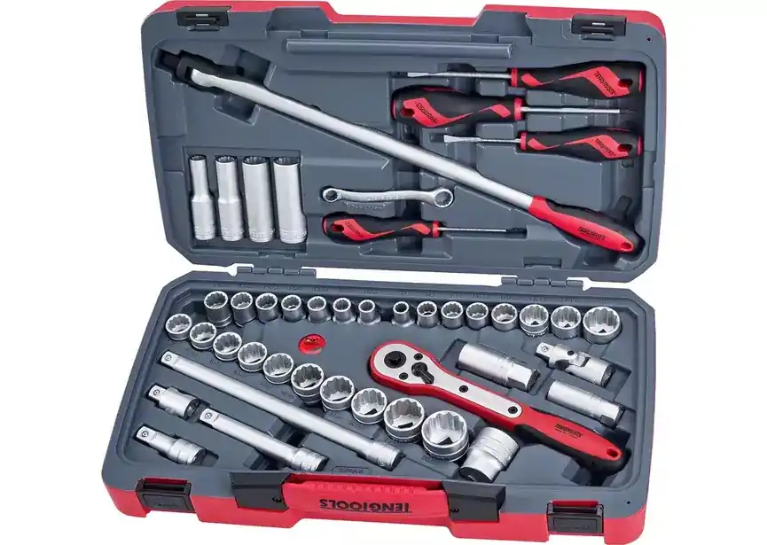 Teng Tools 112390111 T1244 Kit de montage 1/2" MM et POUCE