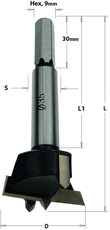 CMT CMT335-35 Perçage de charnière Ø35mm pour CMT335