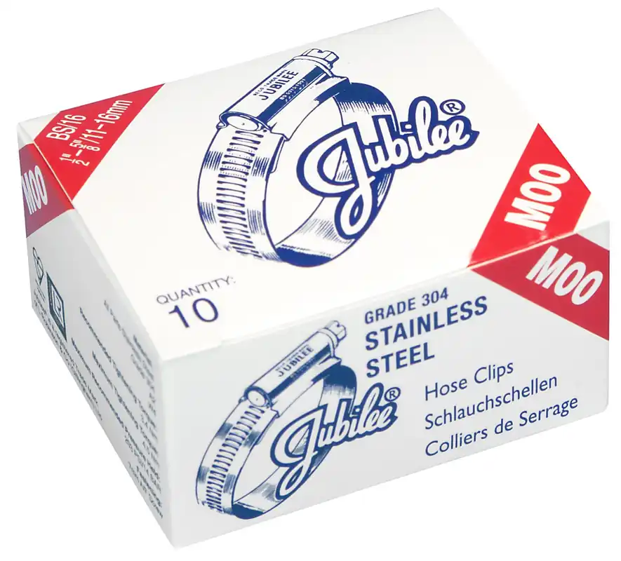 Metal Works 745723223 JUSS242 colliers de serrage en acier inoxydable 184-216 mm Jubilee 5 pièces