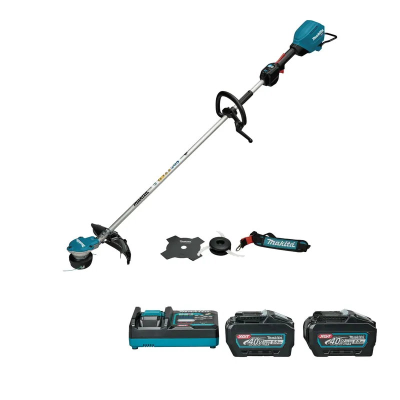 Makita UR003GPSK5 Débroussailleuse sans fil à poignée en D 40V max