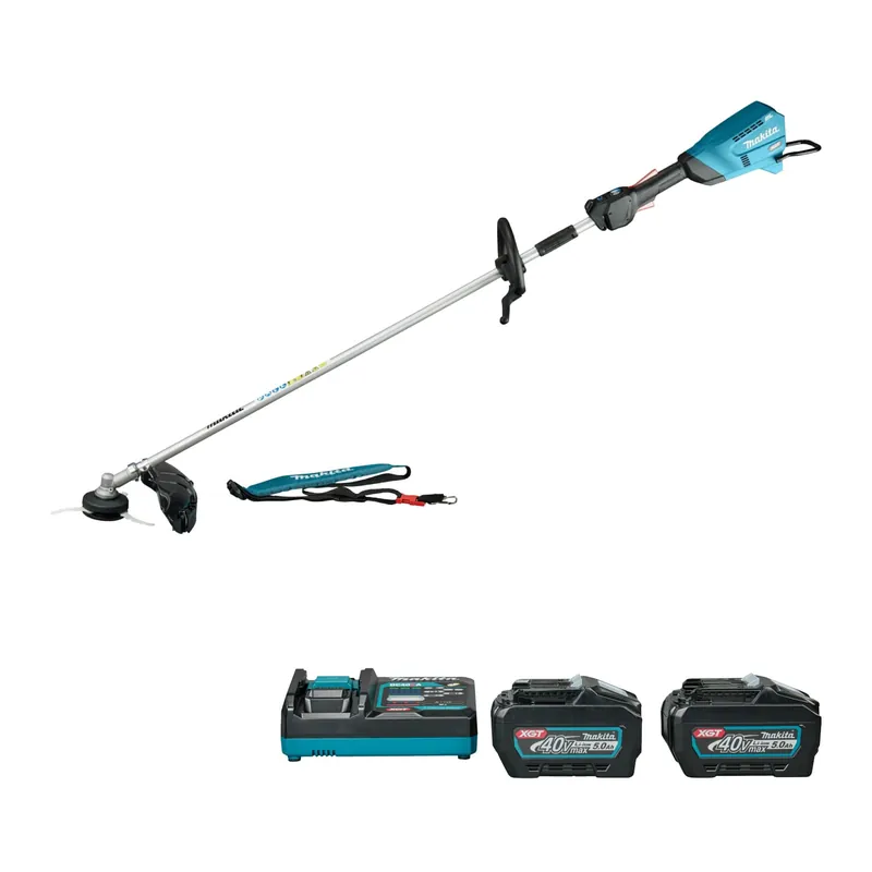 Makita UR017GPSK5 Débroussailleuse à batterie XGT Poignée en D 40V Max