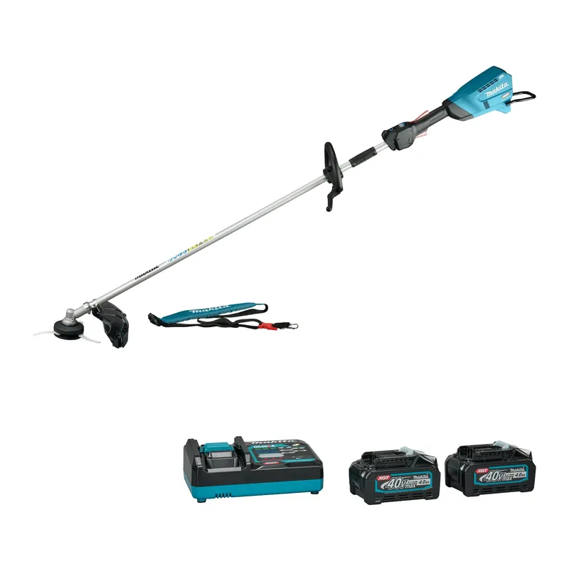 Makita UR017GPSK4 Débroussailleuse à batterie XGT Poignée en D 40V Max