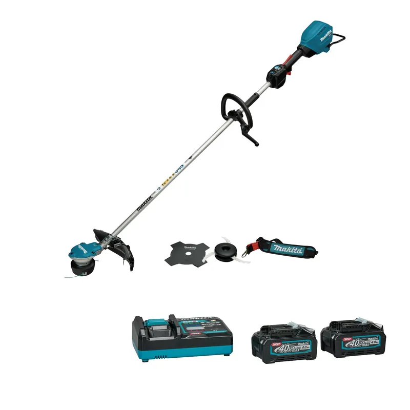 Makita UR003GPSK4 Débroussailleuse sans fil à poignée en D 40V max