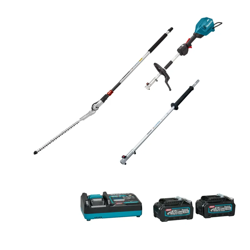 Makita UX01G05PSK4 Système combiné à batterie Poignée en D 40V Max + accessoire taille-haie et poignée d‘extension