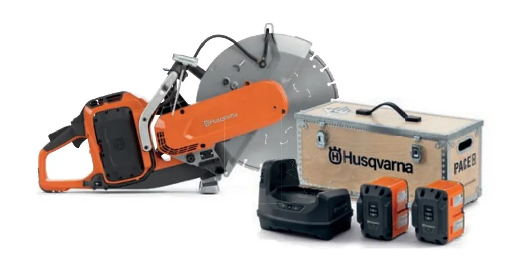 Husqvarna K1PACESET1 Accu cutter K1 PACE 350mm + kit d‘alimentation B750X/C1800X PACE