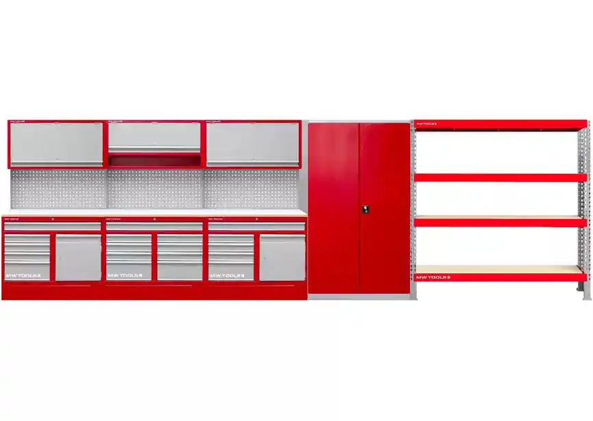 Metal Works 856001048 PRACO3559KS Meuble d‘atelier 6.4M avec armoire et rack