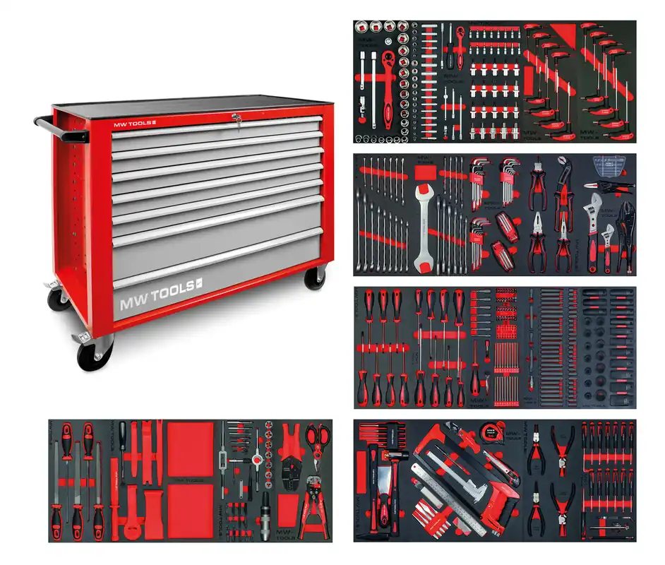 Metal Works 855006755 MWE512G3 Chariot à outils large rempli XL 514 pièces
